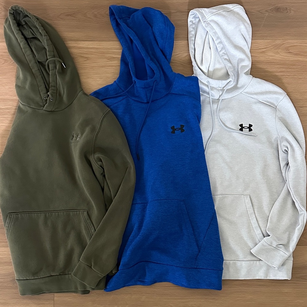 Under Armour Men's Sweater Trio - Green, Blue, and Gray